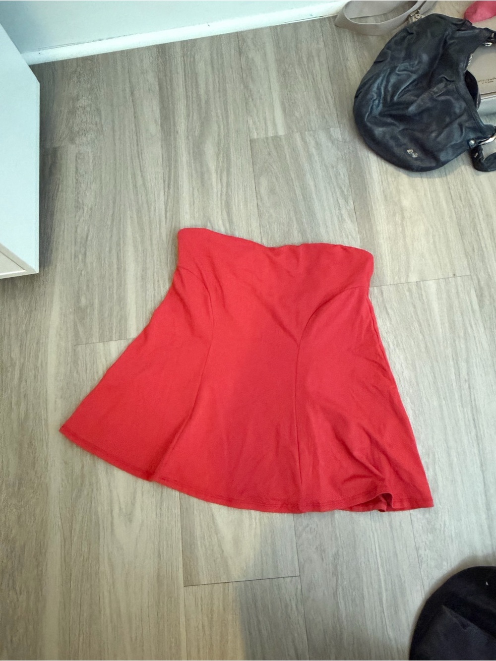 Susana Monaco Vibrant Red Circle Skirt